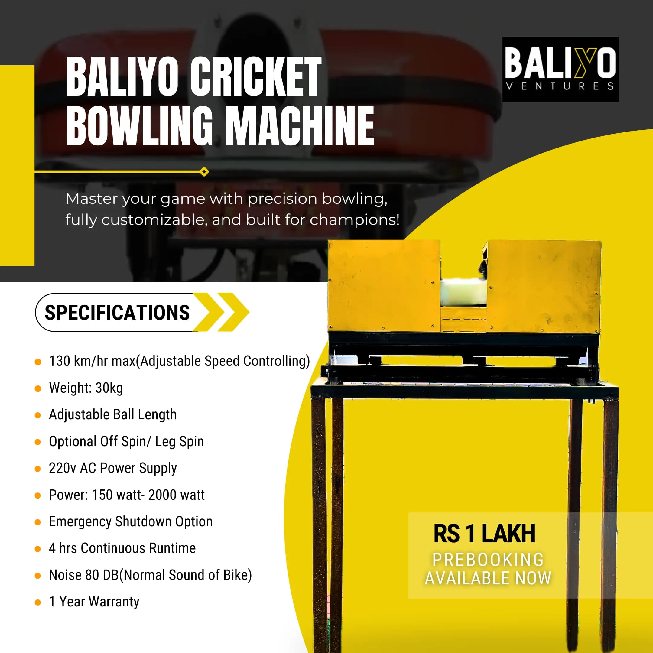 Cricket Bowling Machine